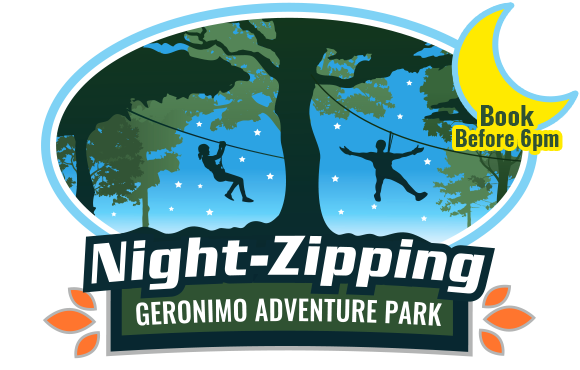 Geronimo Adventure Park Night Zipping Ziplining