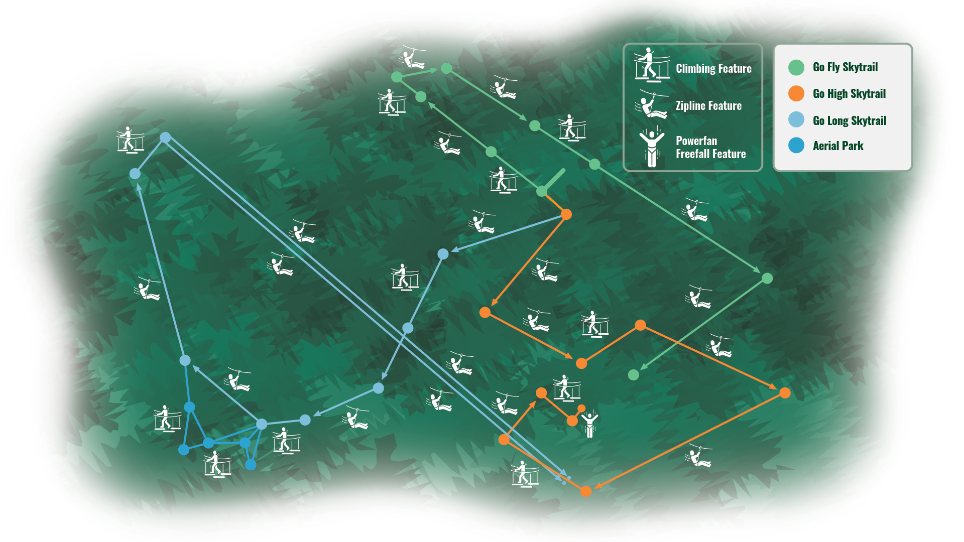 Skytrail path map